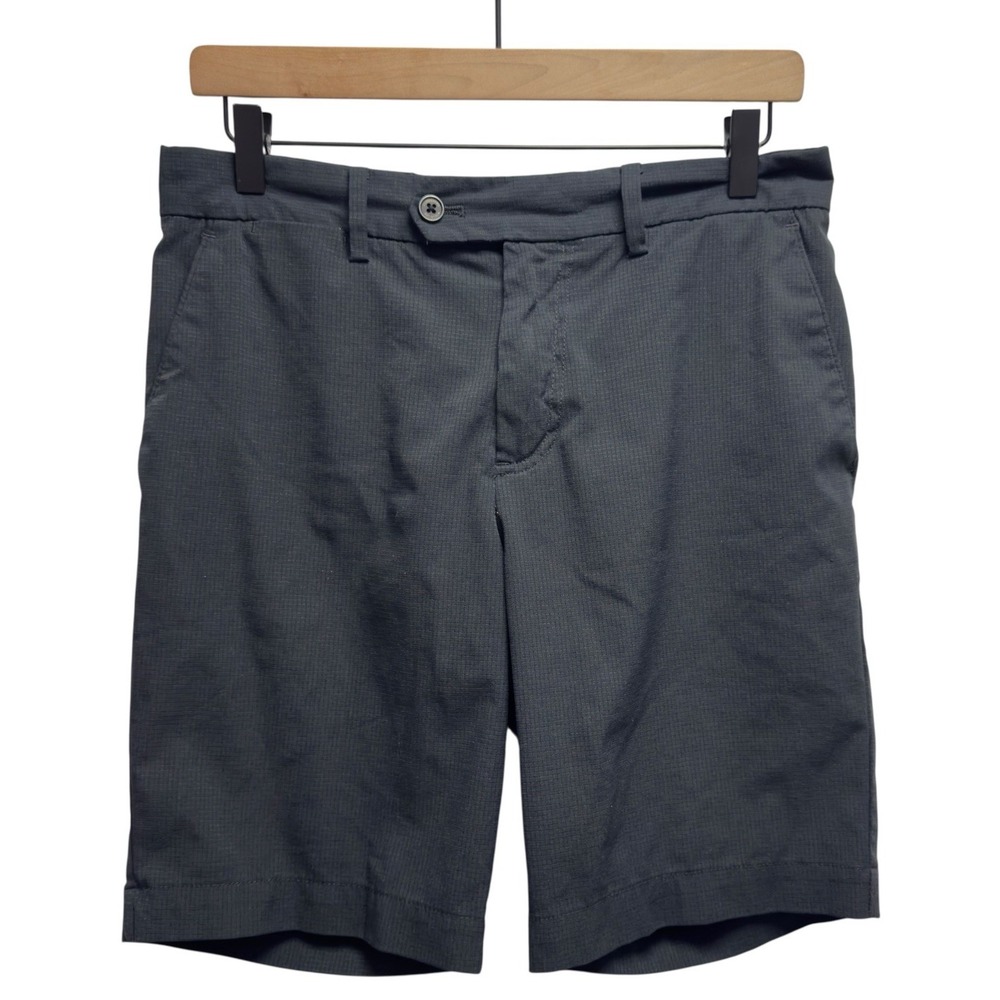 J. Lindeberg Mens Sz 29" (measures 31") Black Vent Tight 8.5" Inseam Golf Shorts